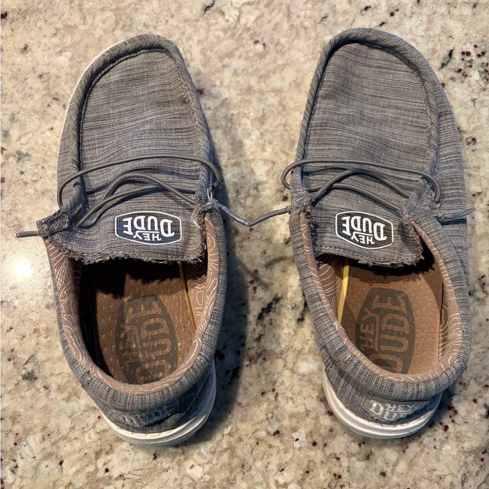 Hey Dude Kids Charcoal Slip-On Loafers